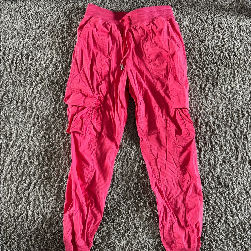 EUC Lululemon Dance Studio Relaxed Fit Cargo Jogger. Glazed Pink. Small